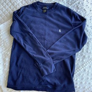 Mens Waffle knit longsleeve Waffle Polo Ralph Lauren
